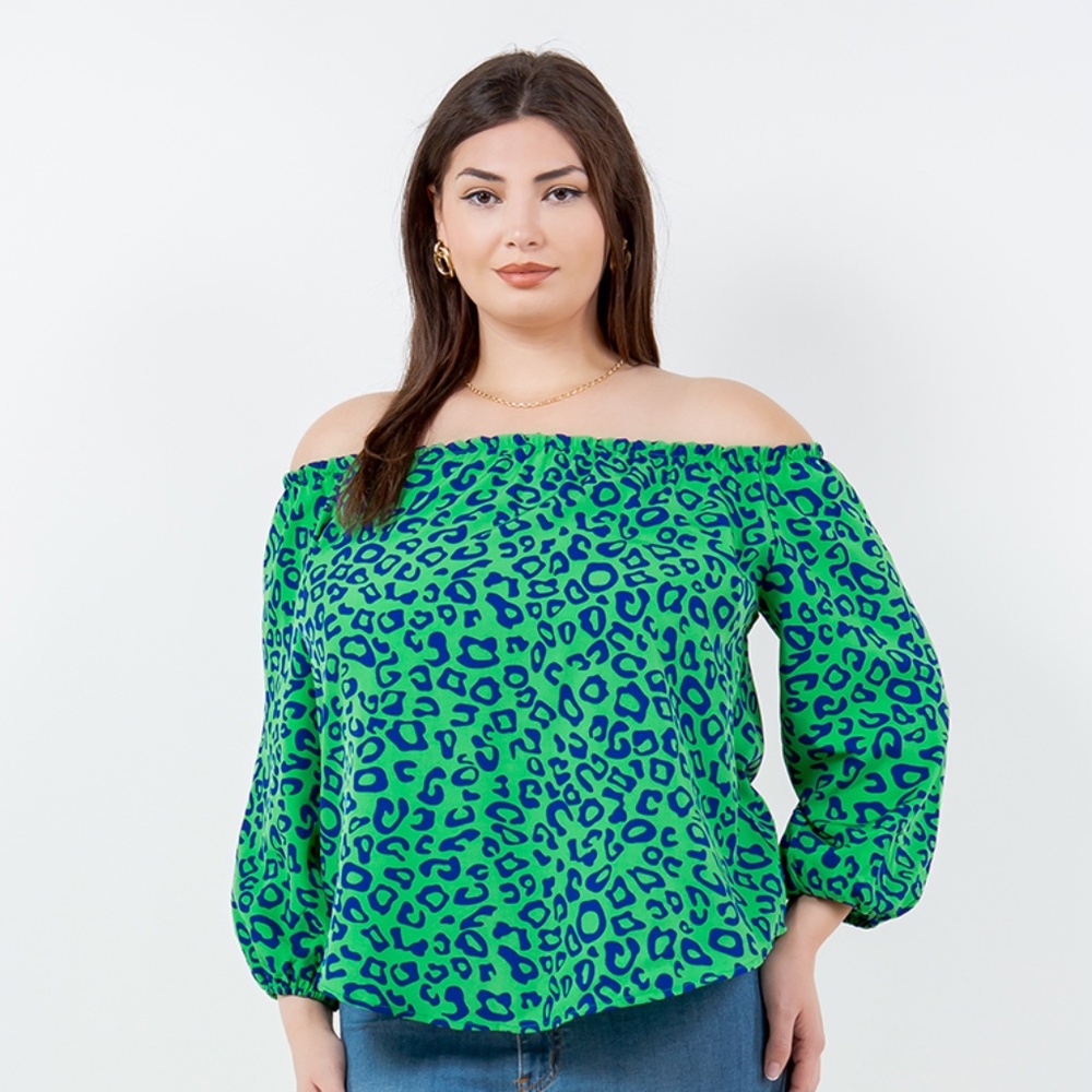 B-117，Print top，Plus Size ，Curve Size，Brand new
